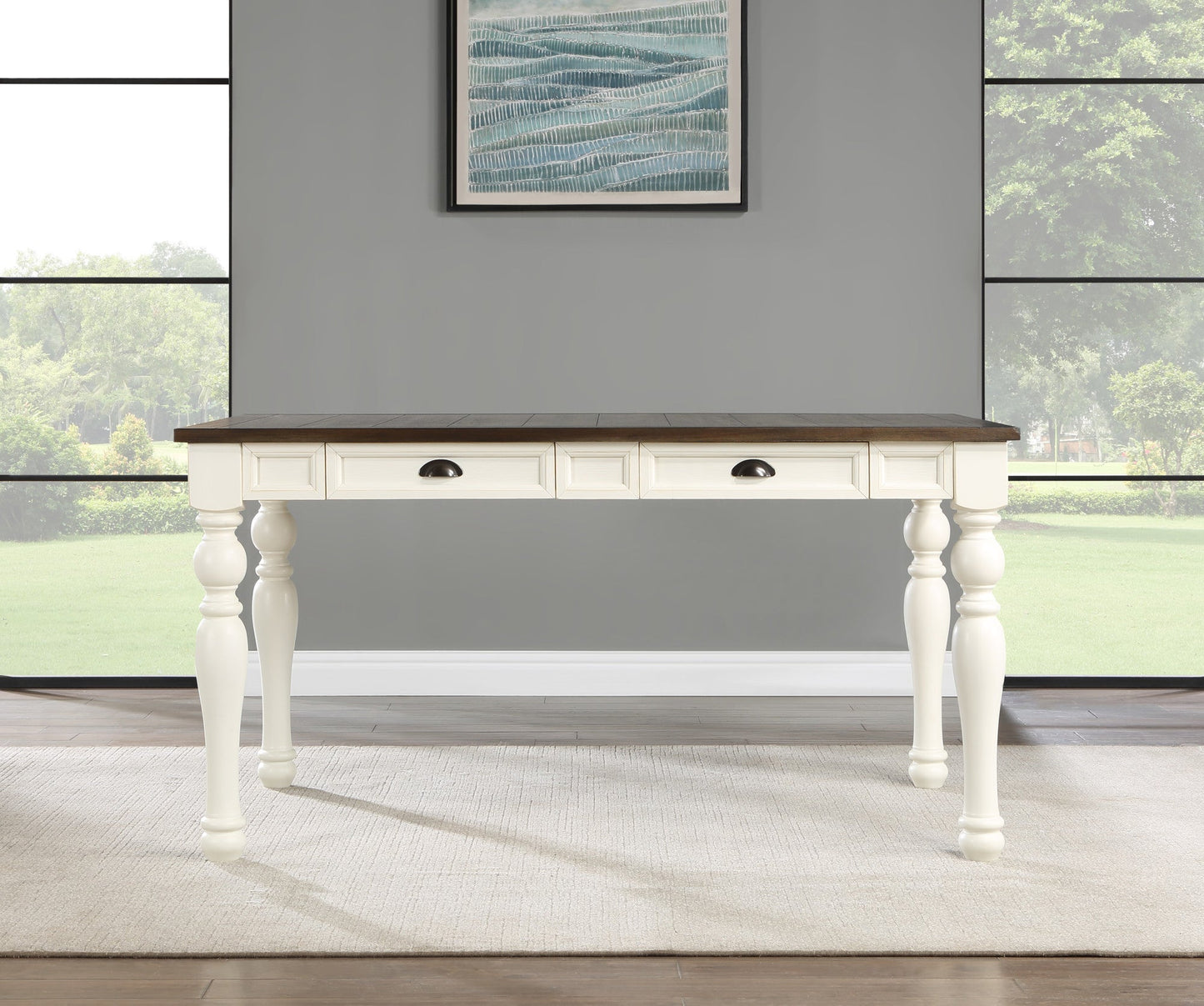 Joanna Ivory/Mocha 6PC Dining Set