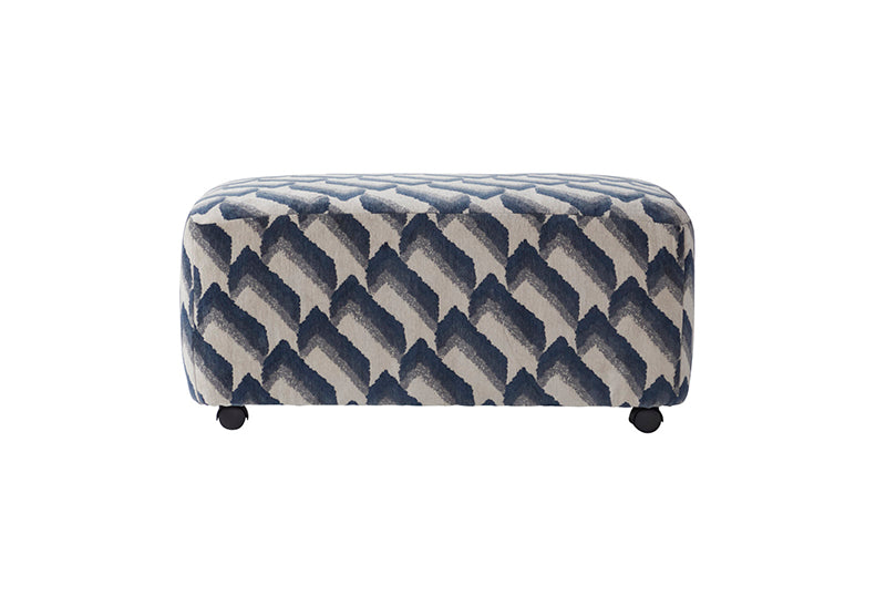 15600 - Cosmic Charcoal Chaise Ottoman