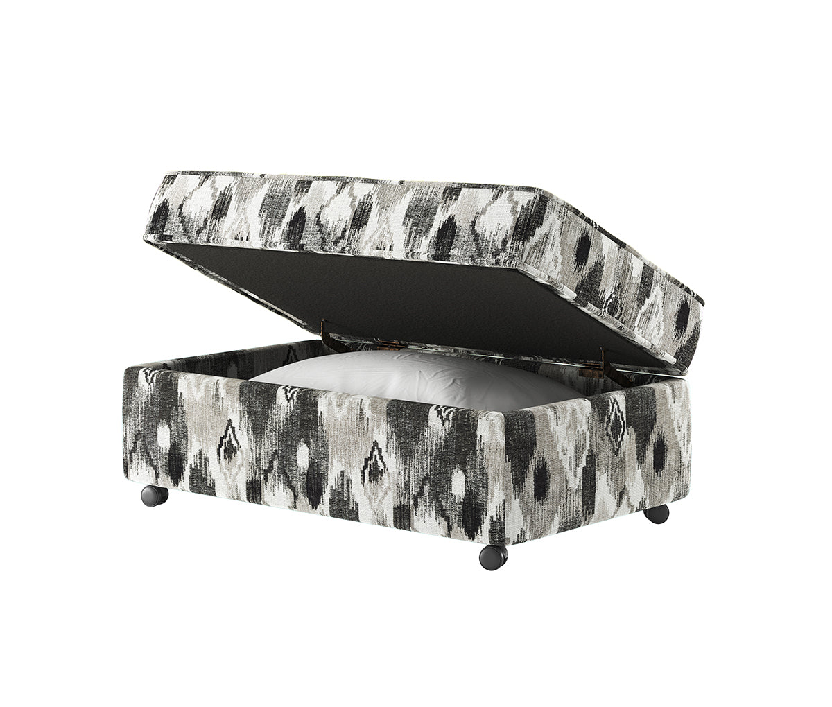 1750 - Scythia Obsidian Storage Ottoman