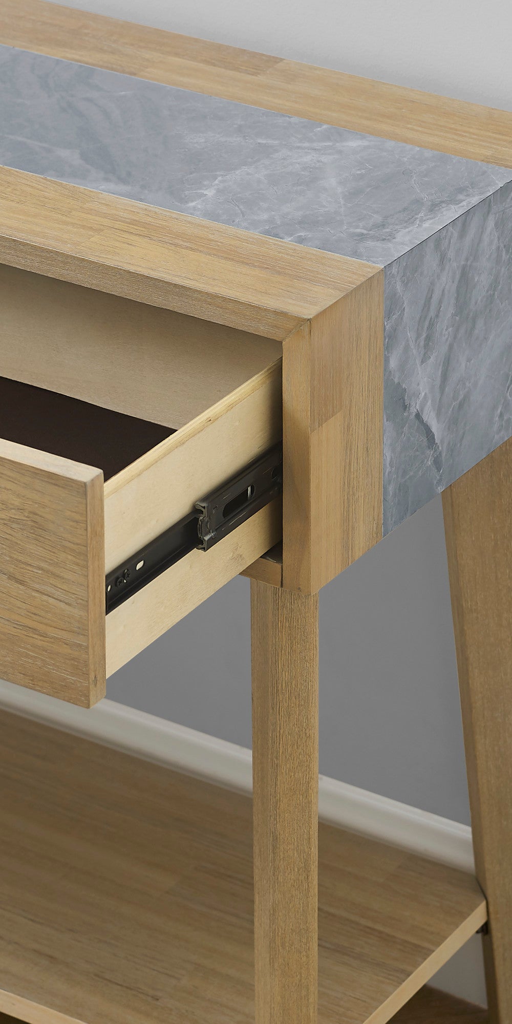 Calgary Gray Sintered Stone Sofa Table