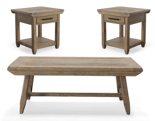 Riverdale Driftwood Occasional 3PC