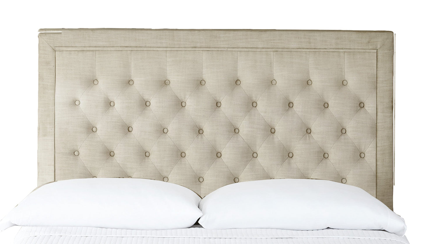 Isadora Queen Sand Upholstered