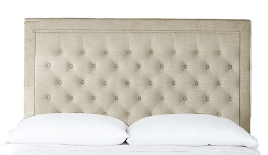 Isadora Queen Sand Upholstered