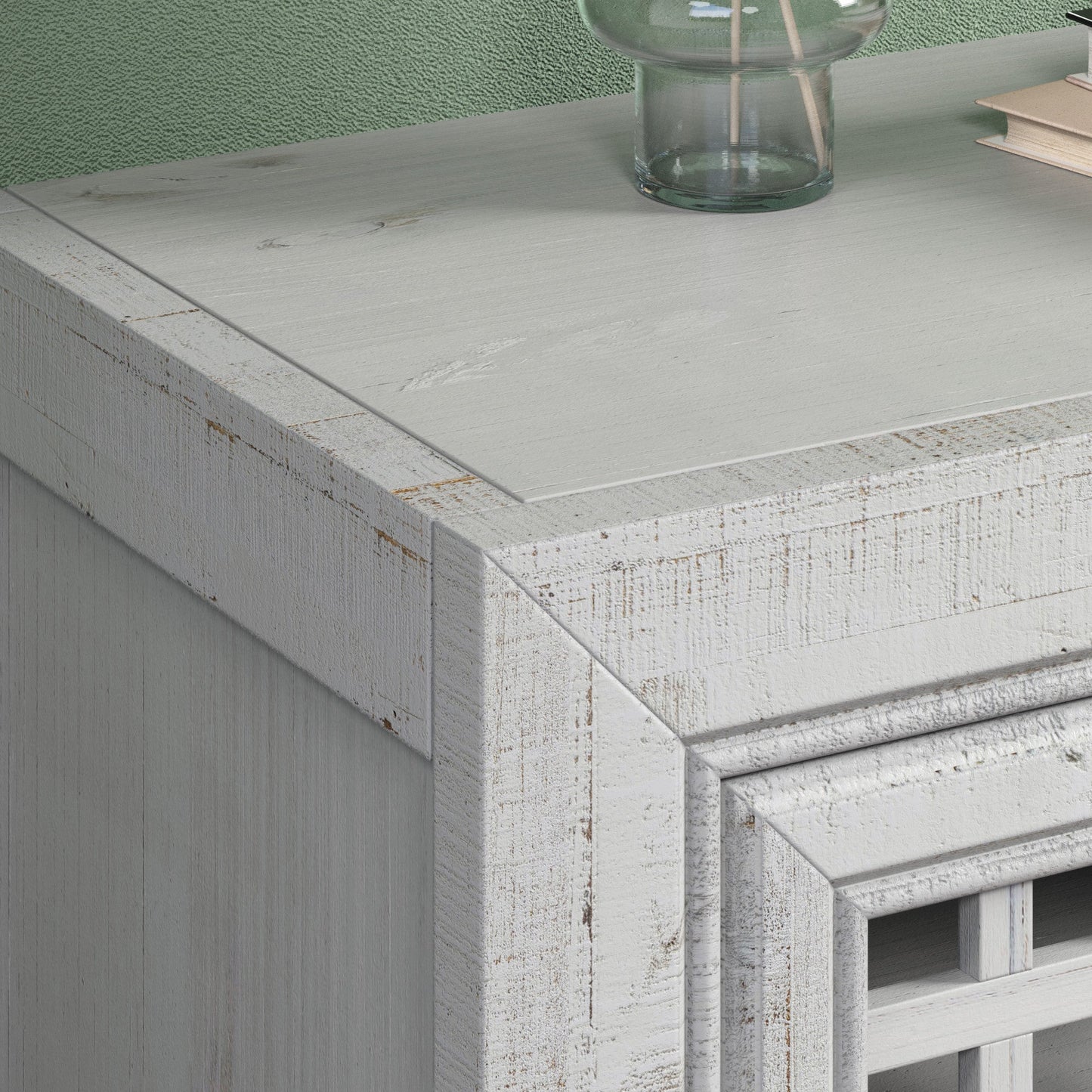 Rio 4 Door Accent Cabinet Grey