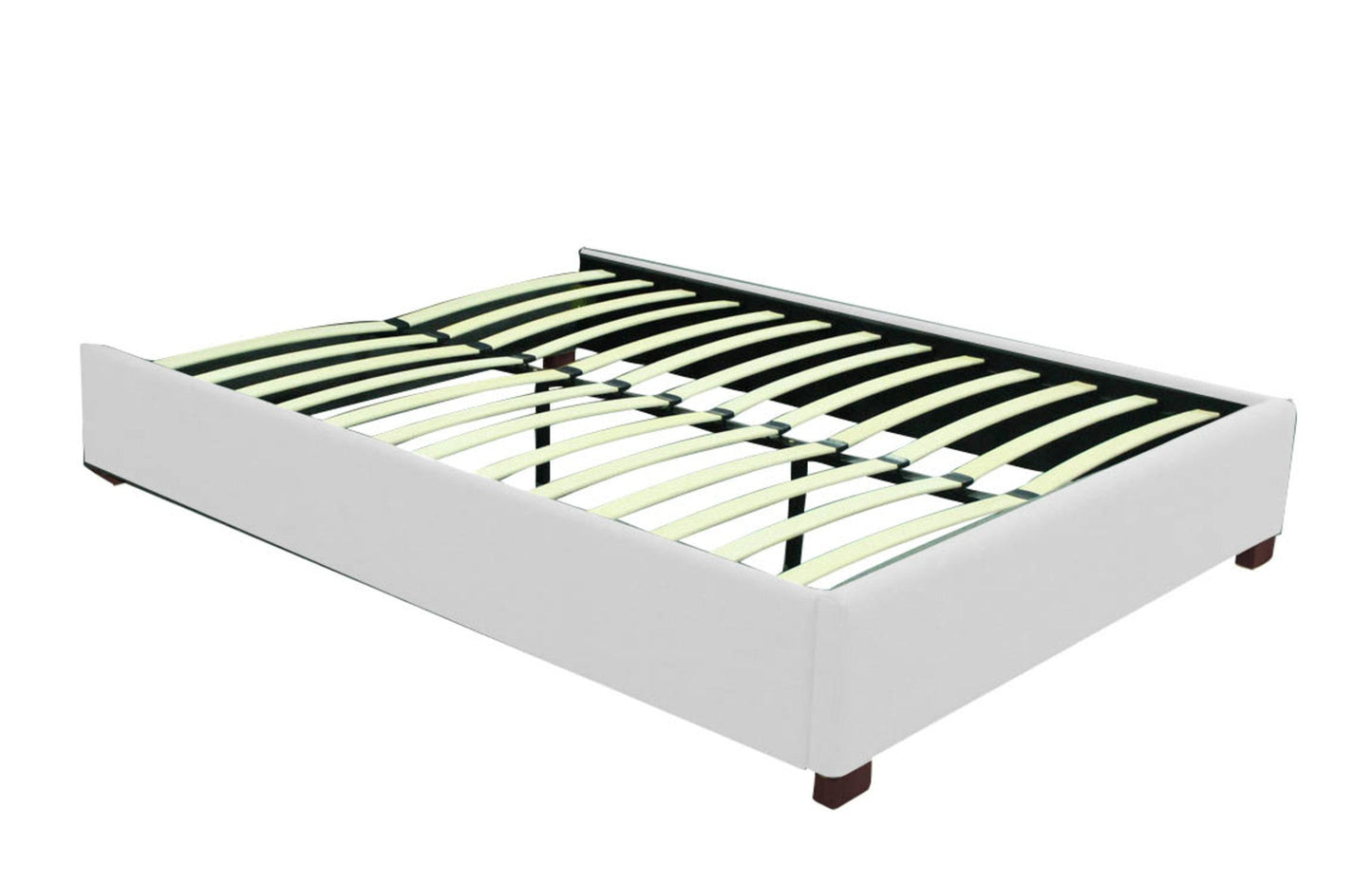 Isadora QueenWhiteFB+Rail+Slats