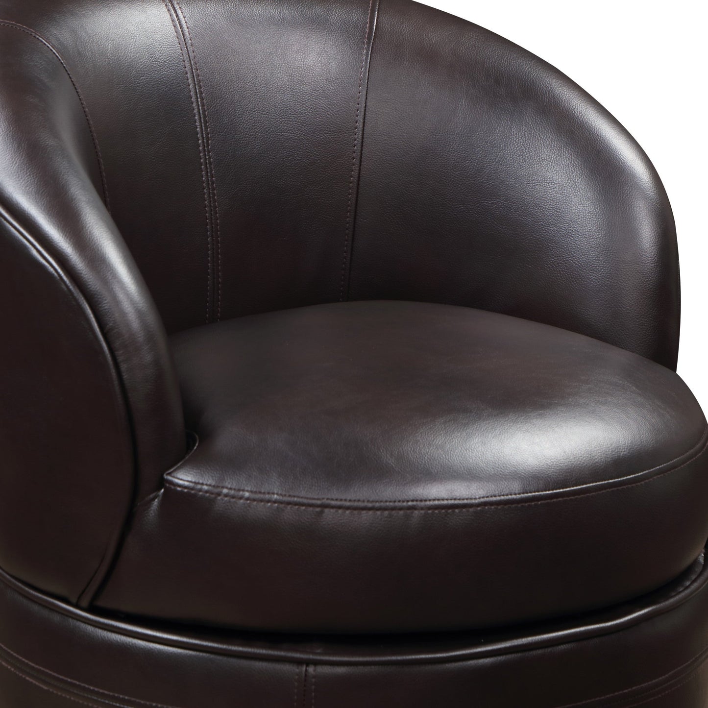 Sophia Accent Chair Brown PU