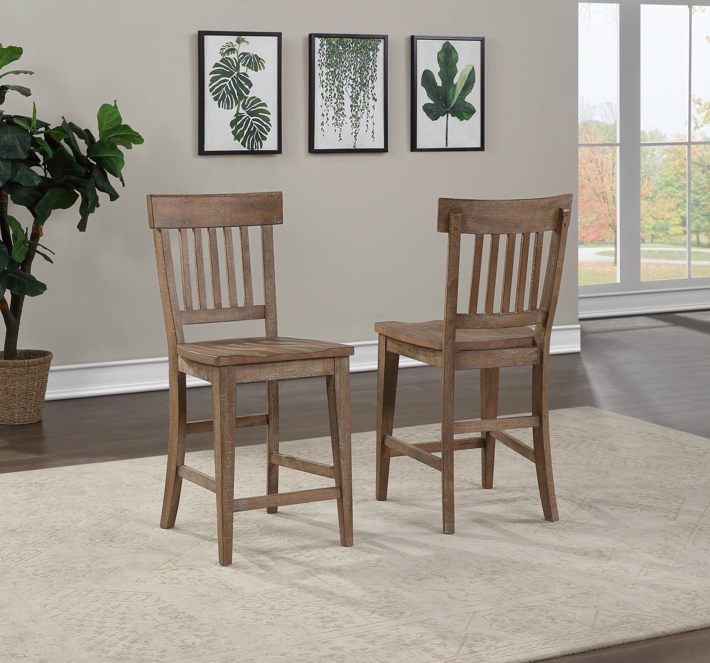 Riverdale Driftwood Counter Chair