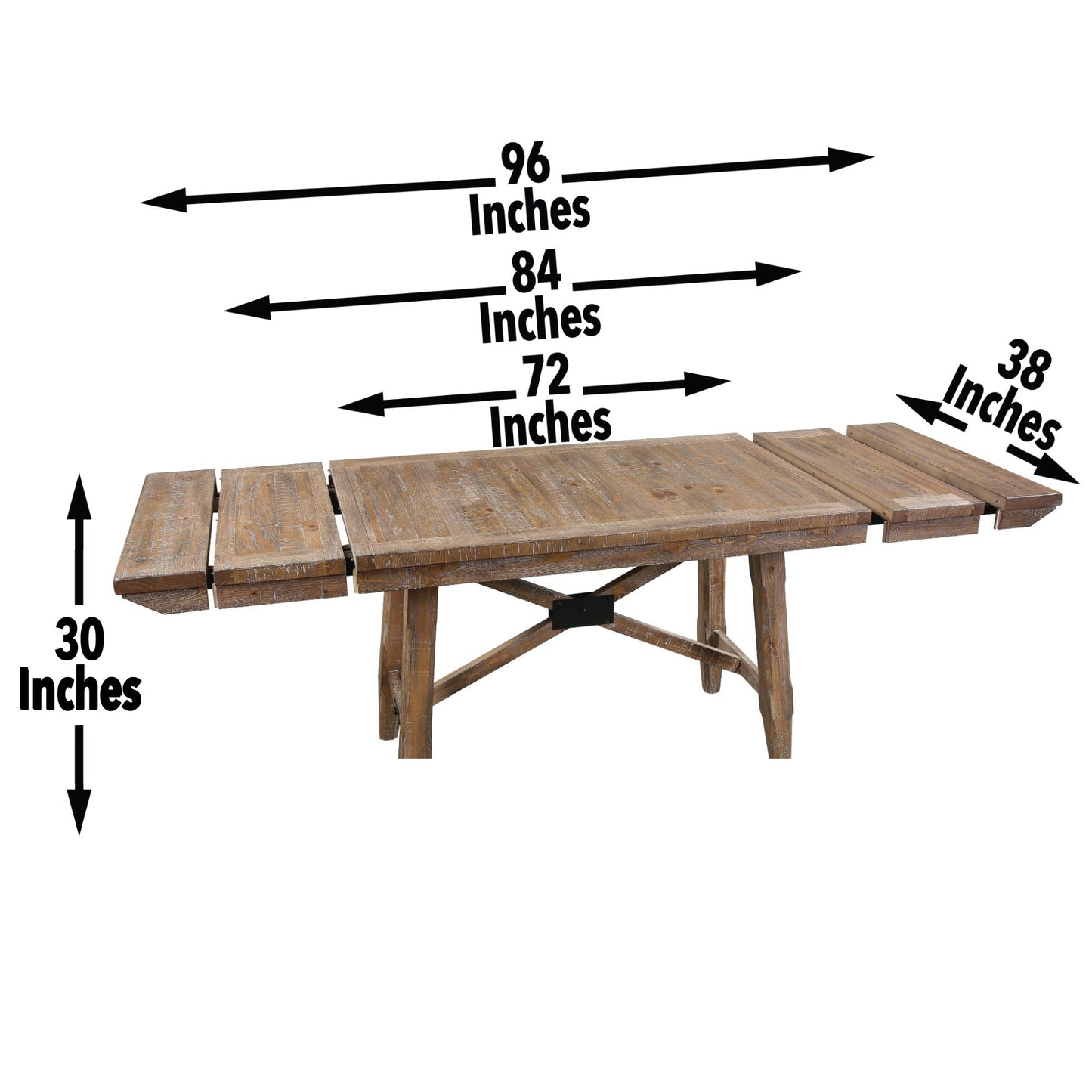 Riverdale Driftwood Dining Table
