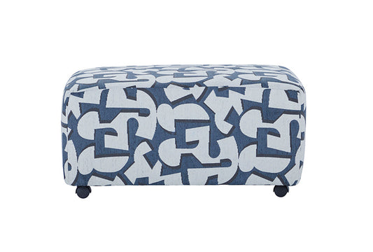 5825 - Leary Indigo Ottoman