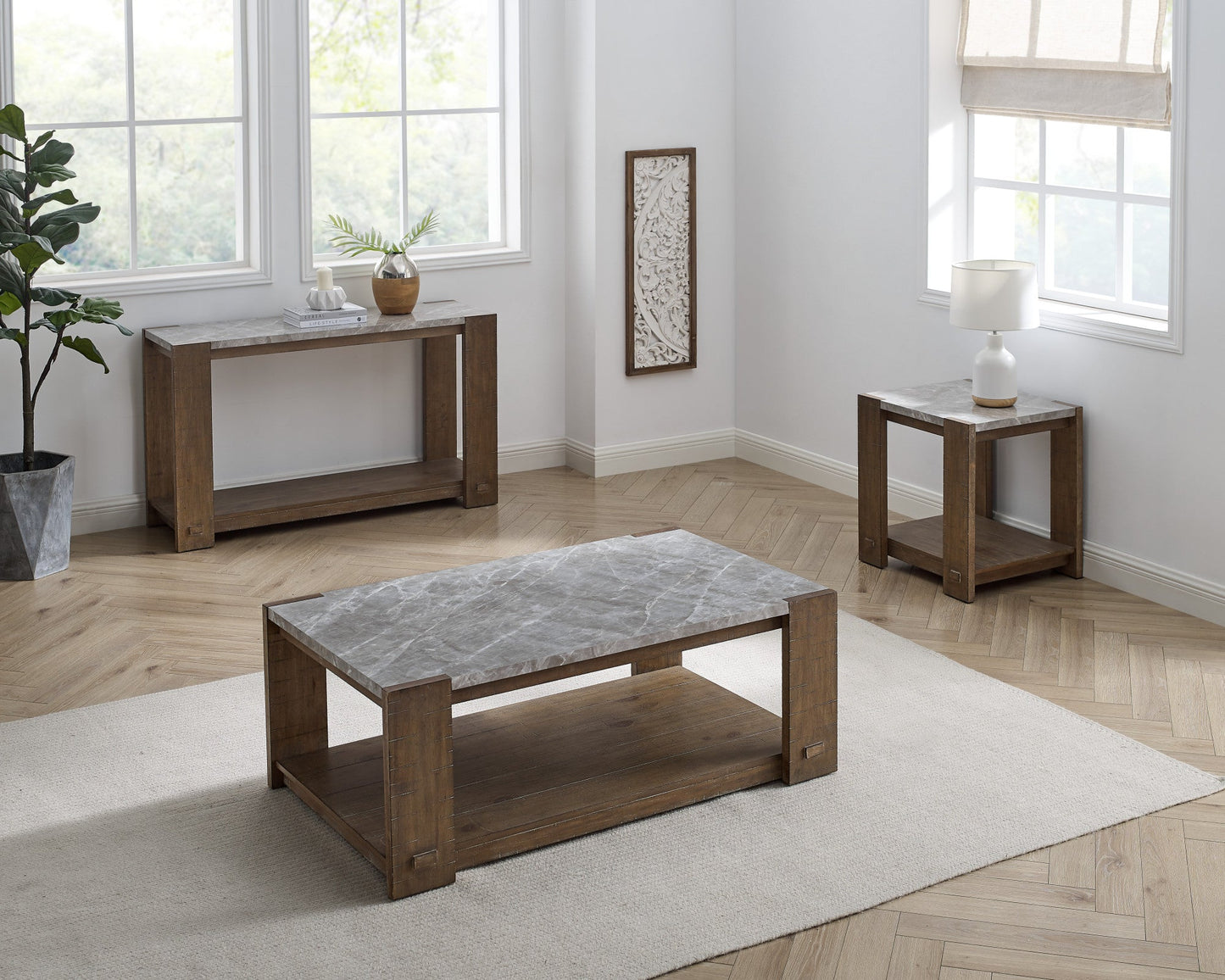 Libby Sintered Stone End Table