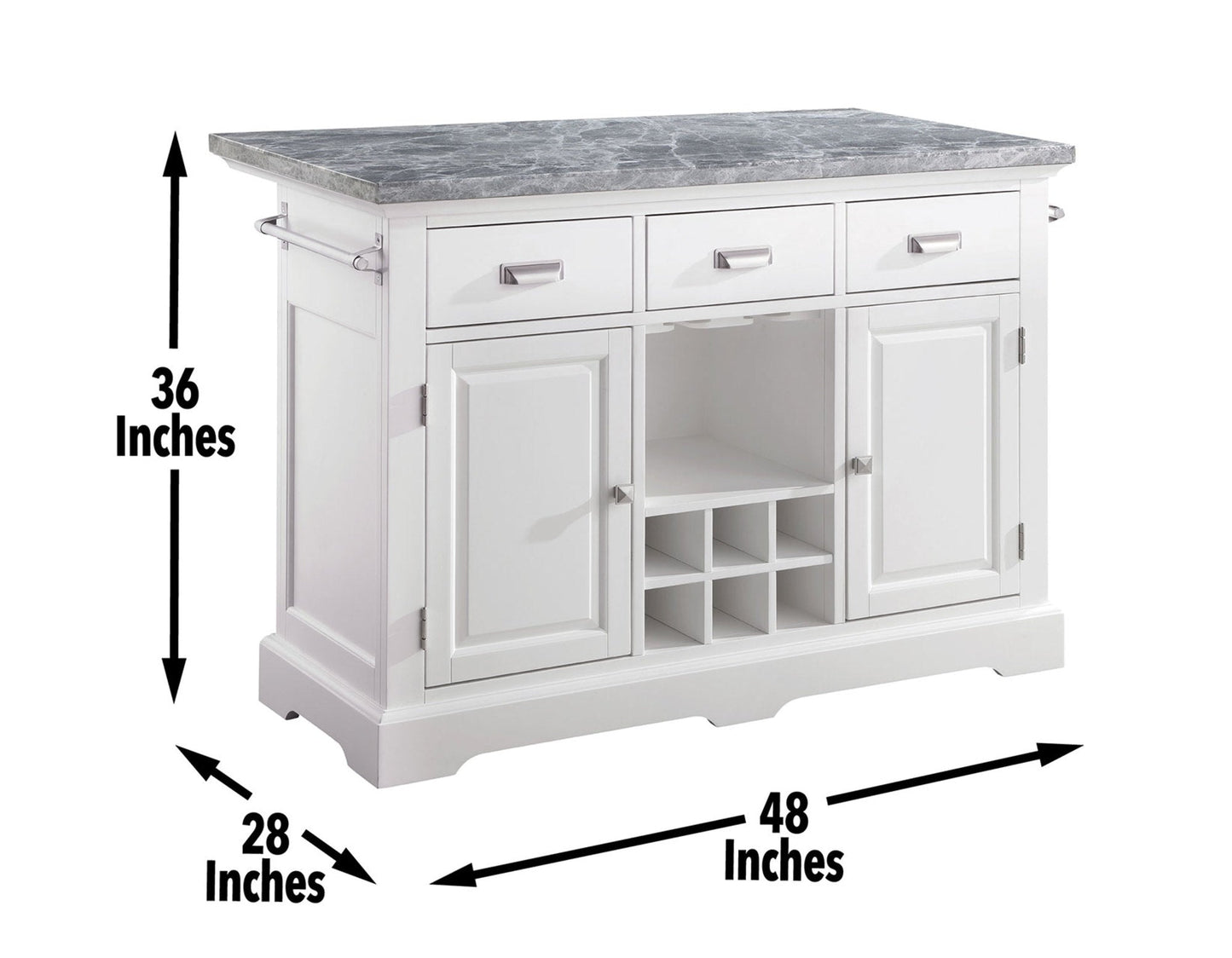 Zermatt Kitchen Island