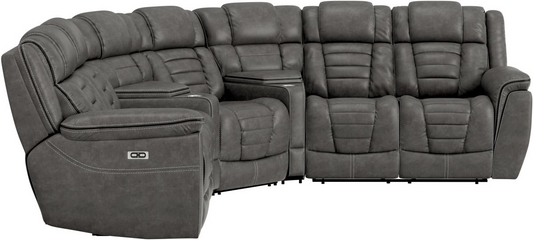 ROSENBURG RSF LOVESEAT W/ POWER HEADREST AND RECLINER