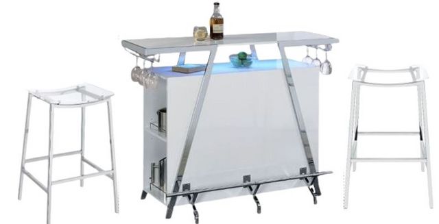 Zena Bar & 2 Bar Stools