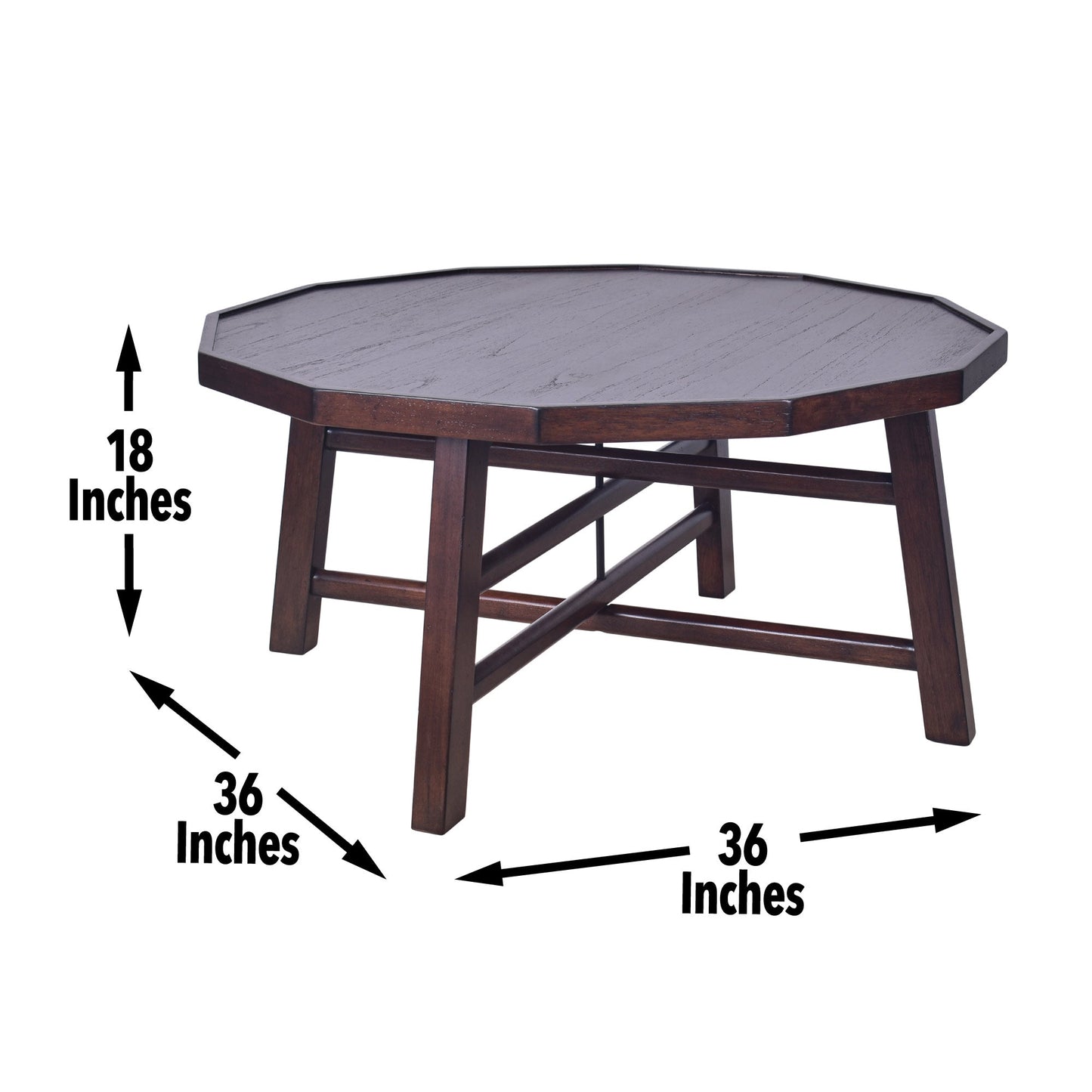 Paisley Cocktail Table Brown