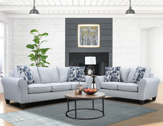 2260 Style Lite - Dahlia (Cobble Silver) Loveseat