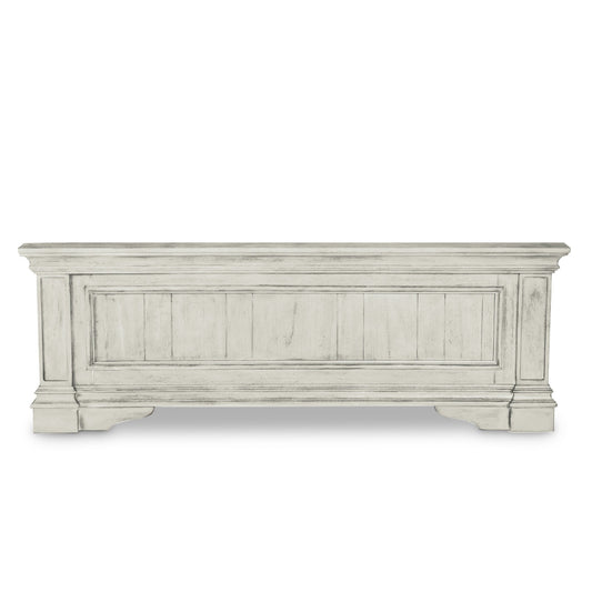 Highland Park Cathedral White Queen Footboard
