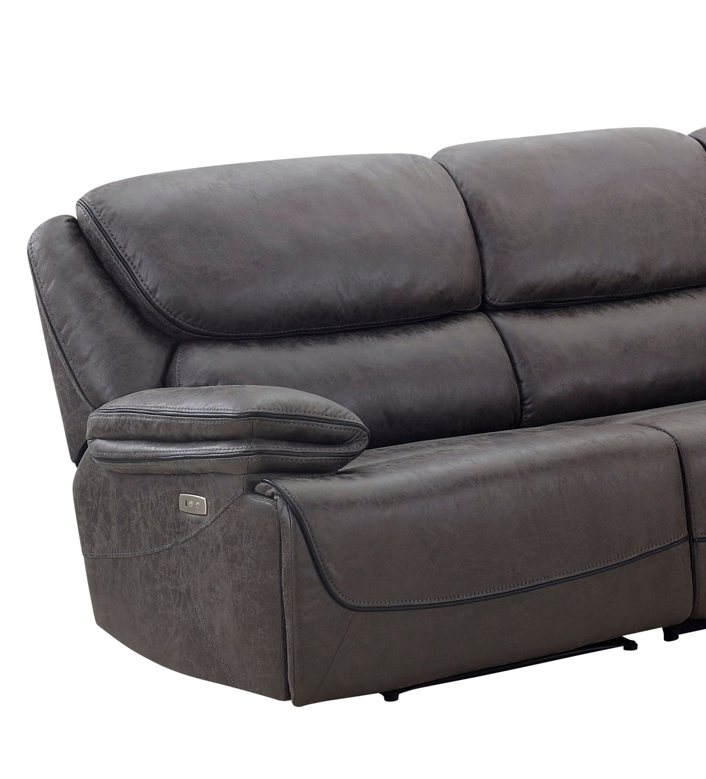 Plaza Sectional LA Pwr Recliner