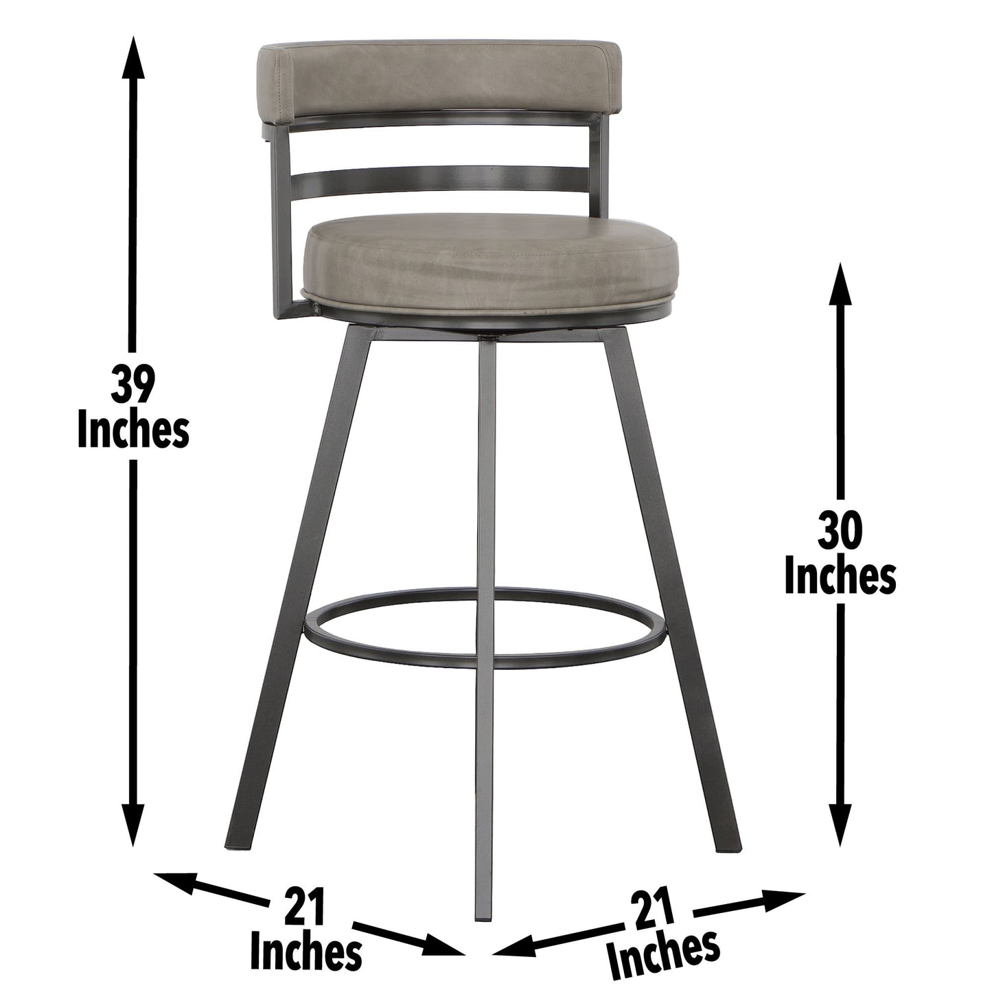 Gene Swivel Bar Stool