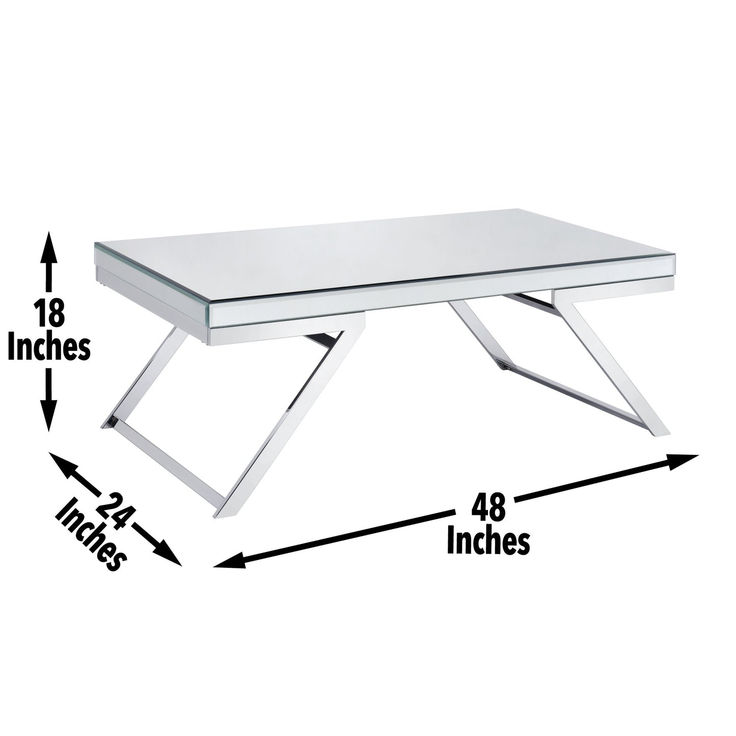 Alfresco Mirrored Top Cocktail Table