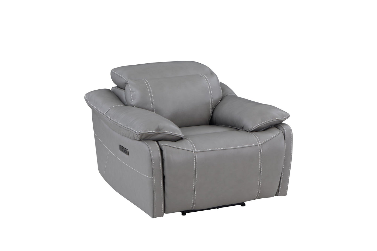 Alpine Leather P/P Recliner Smo