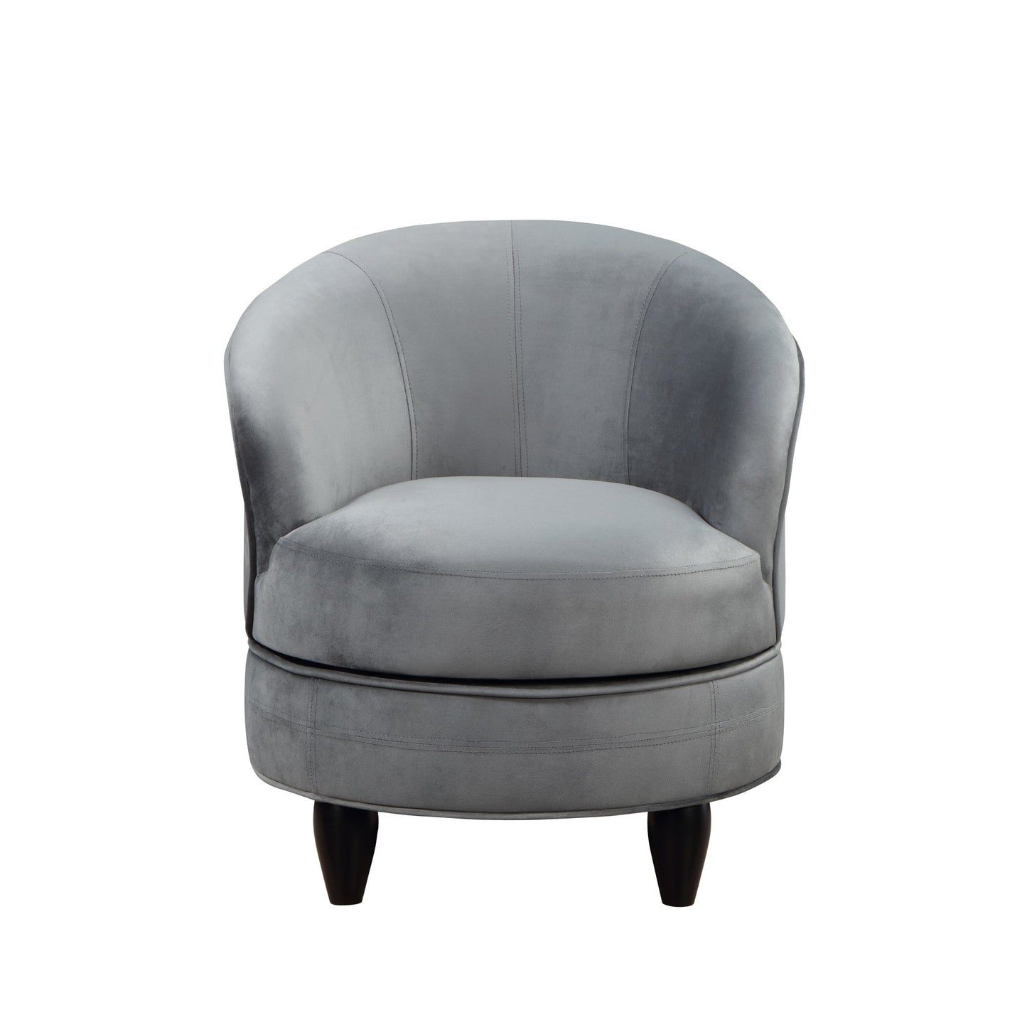 Sophia Accent Chair Gray Velvet