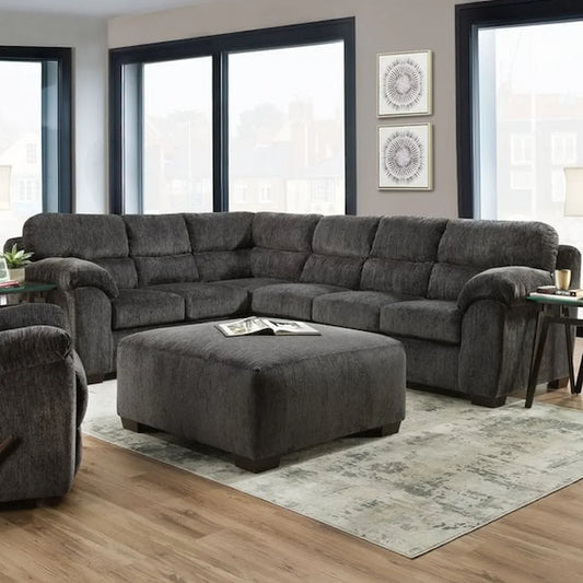 1785-2136 - OTTOMAN (LUCILLE CHARCOAL)
