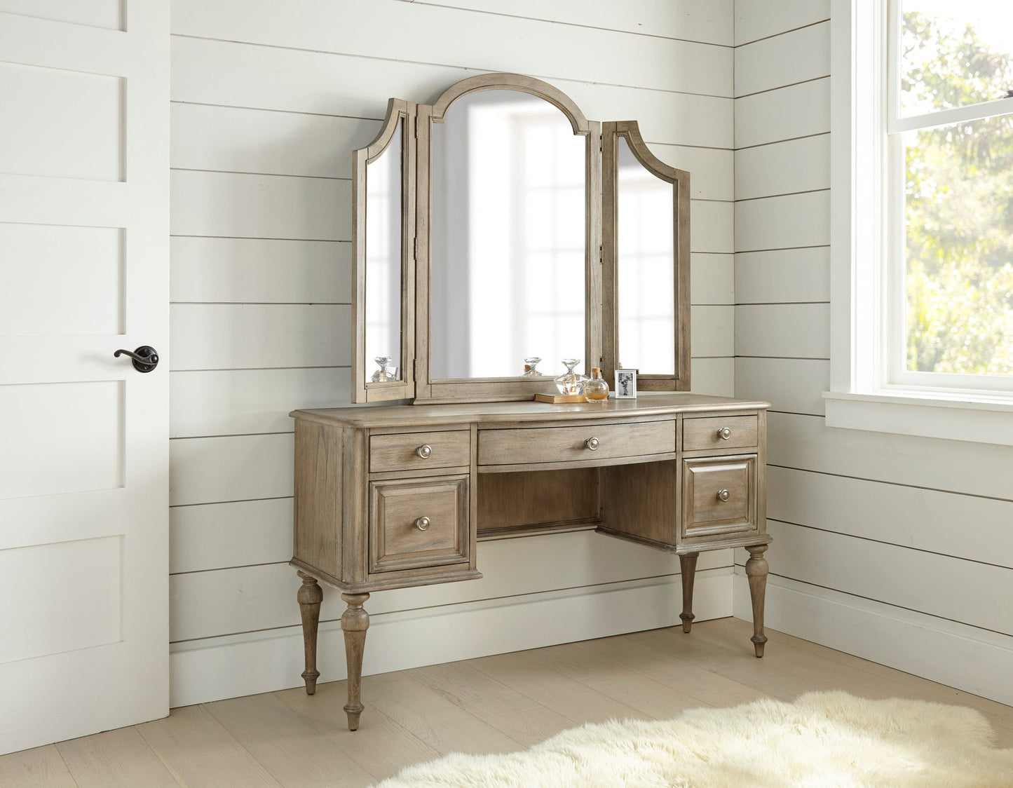 Highland Park Driftwood Vanity Desk
