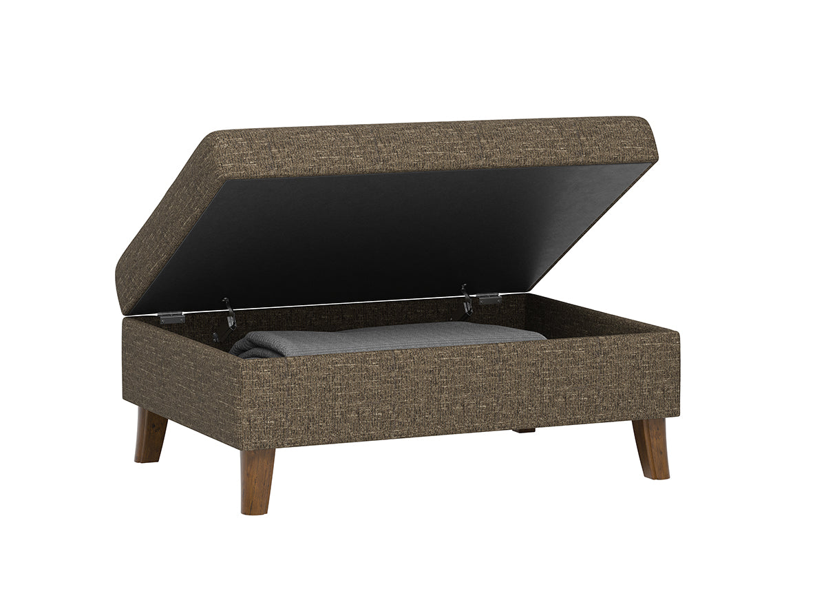 21450 - Freestone Tigereye Storage Ottoman