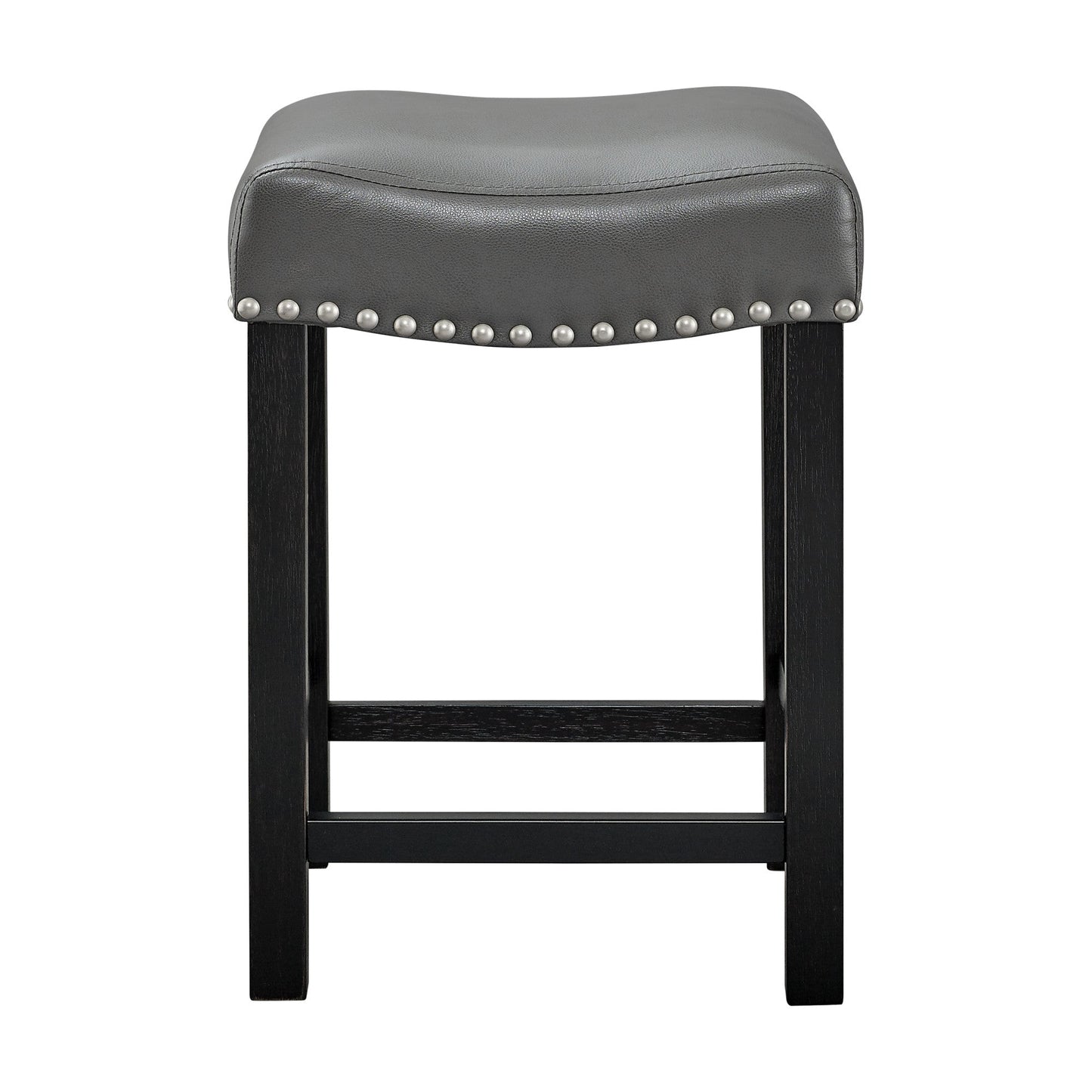 Aspen Gray PU Counter Stool