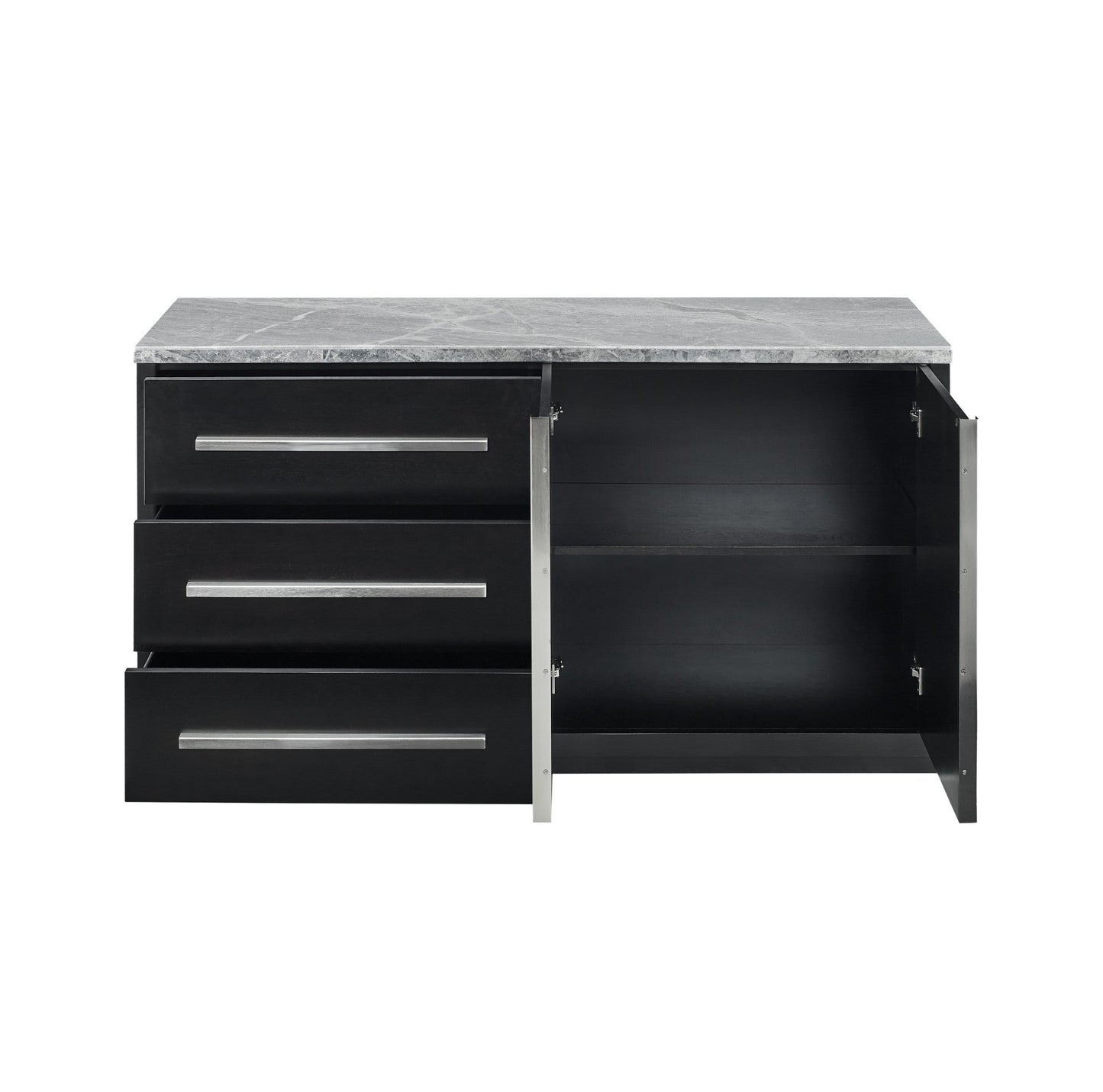 Camila Gray Marble Top Server
