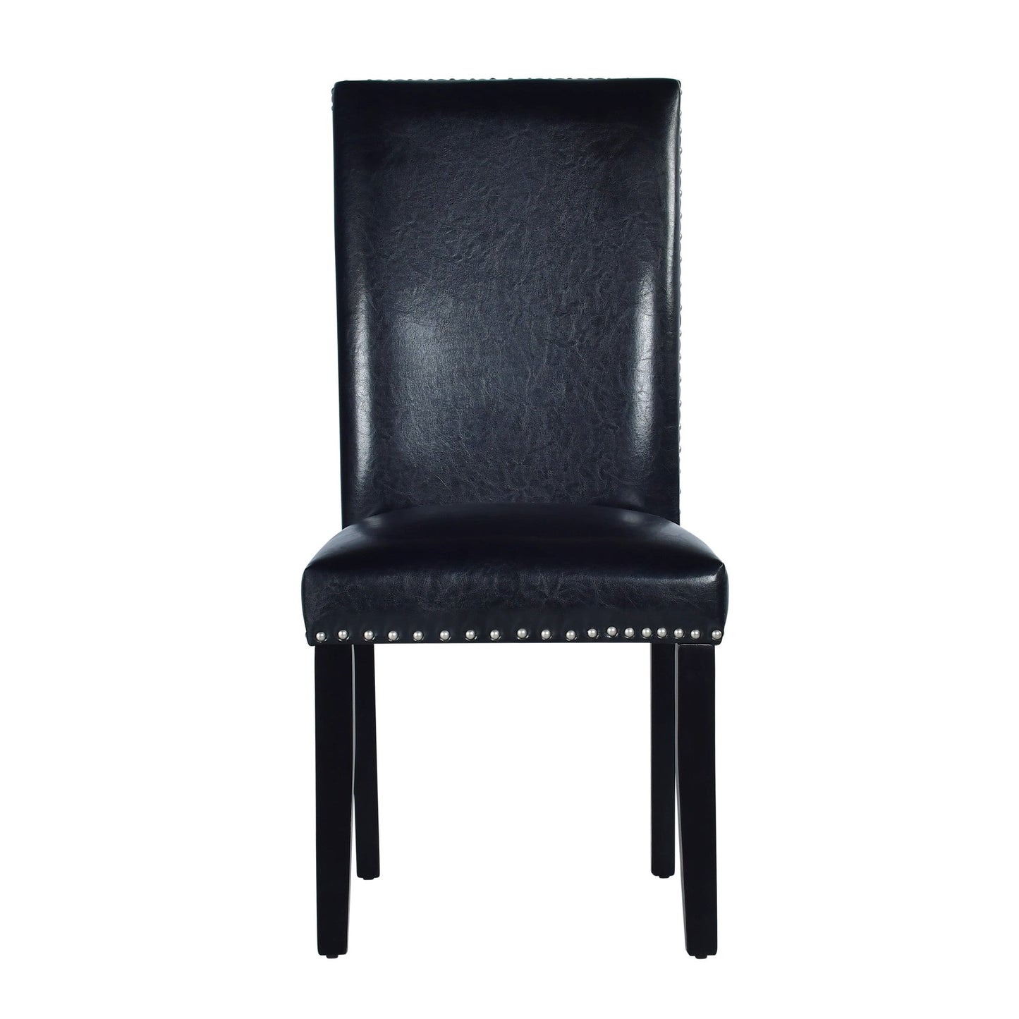 Verano Black PU Side Chair