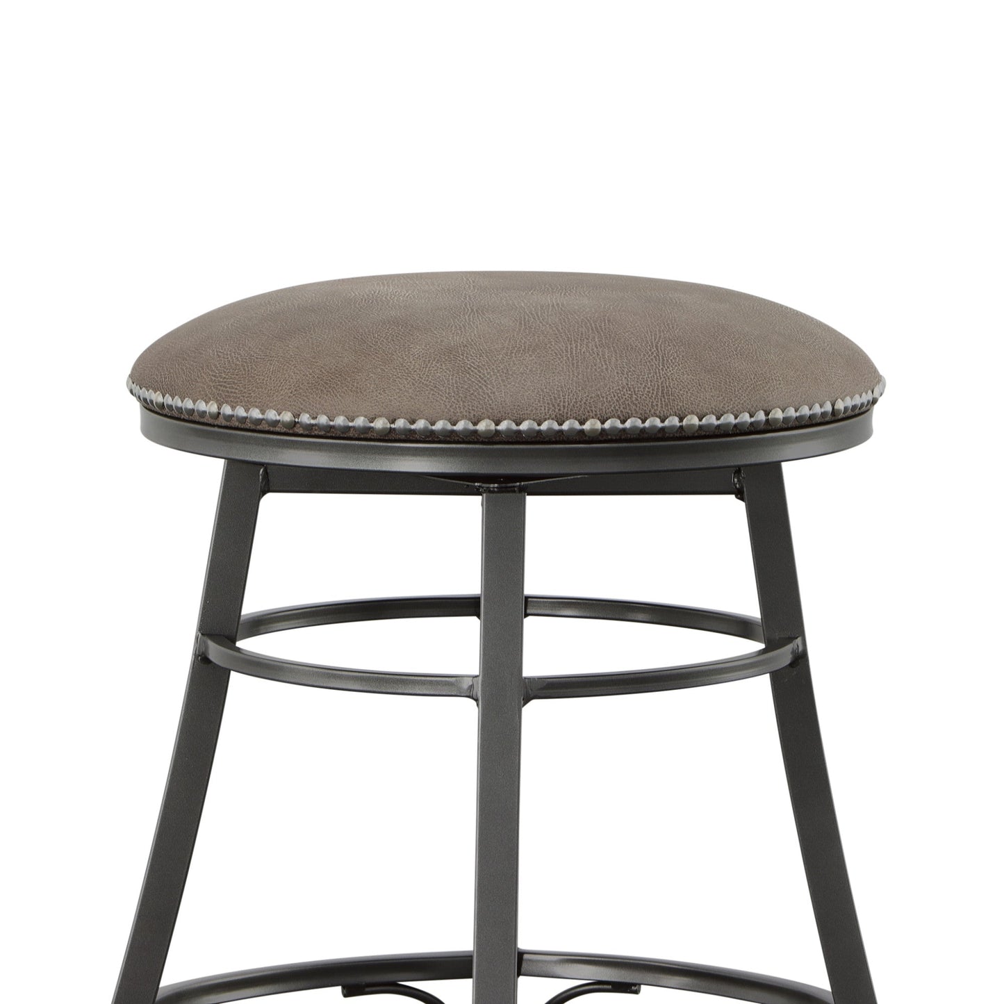 Bali Backless Swivel Counter Chair Grey