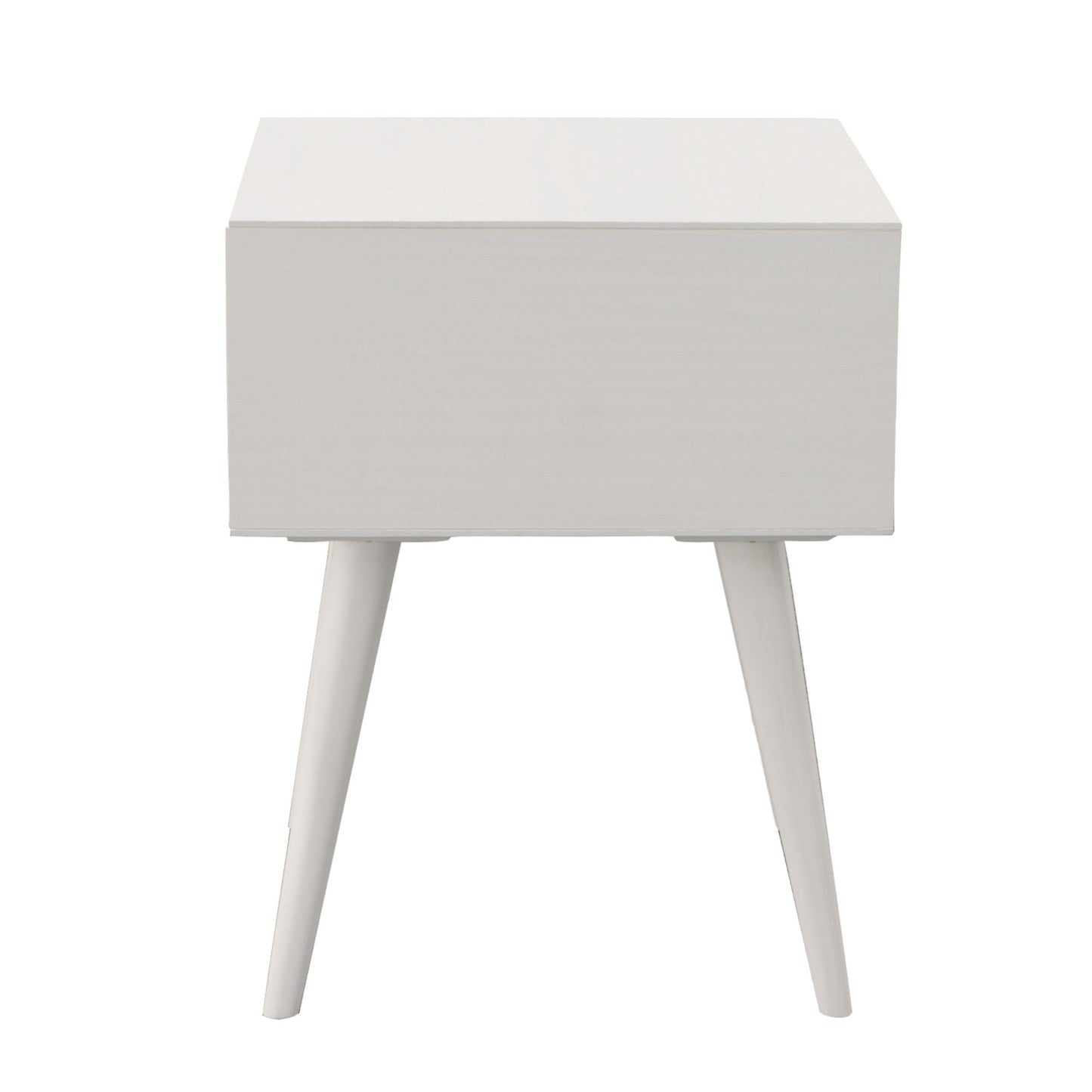 Elin White End Table