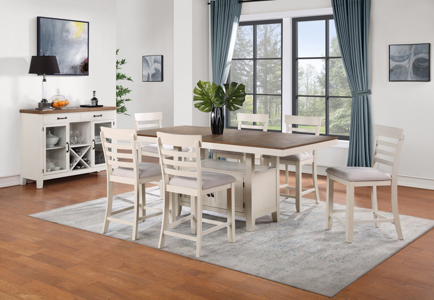 Hyland Counter Chair Brown