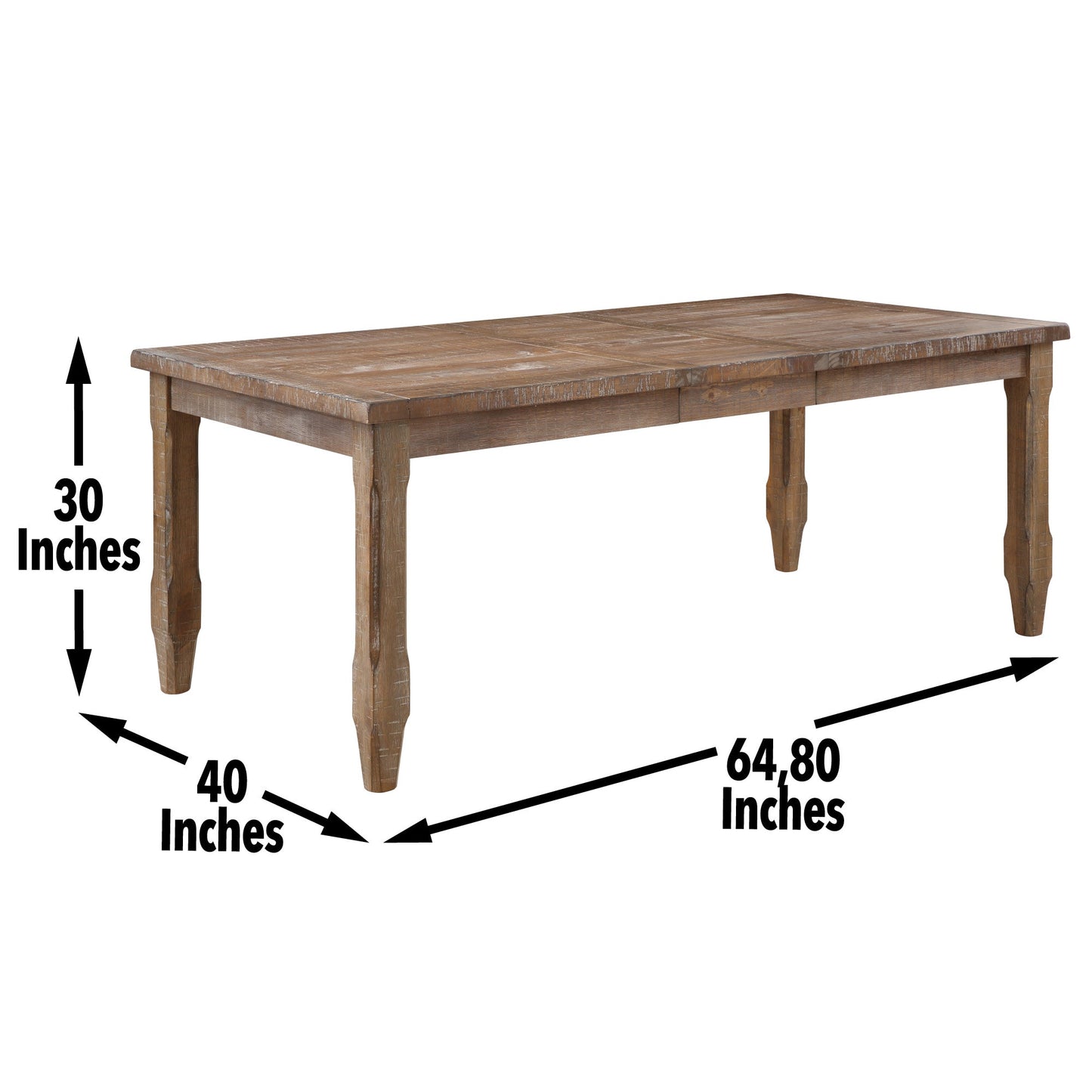 Riverdale Driftwood Dining Table