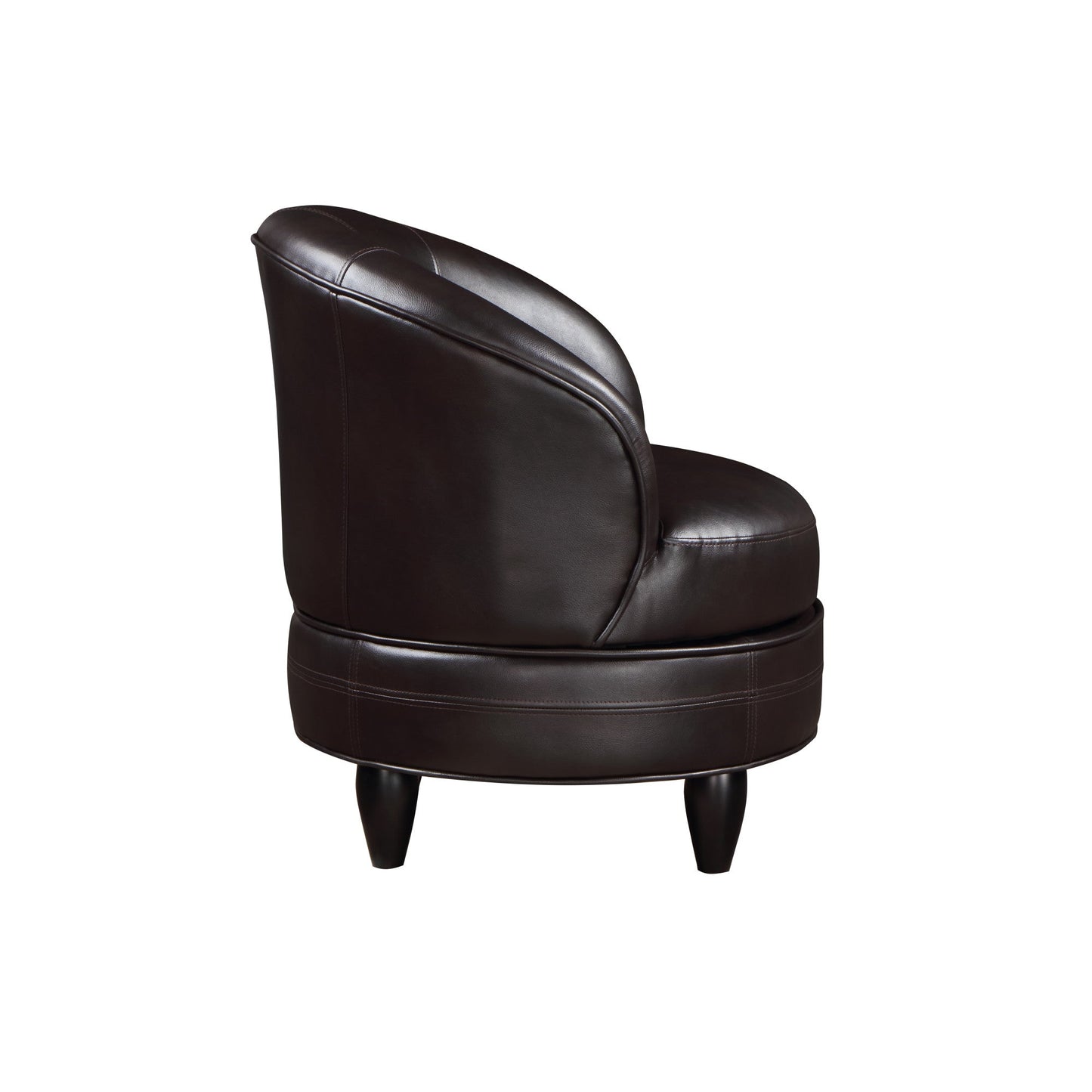 Sophia Accent Chair Brown PU