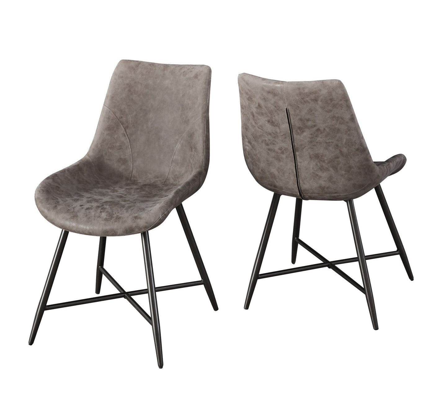 Ramona Brown PU Side Chair
