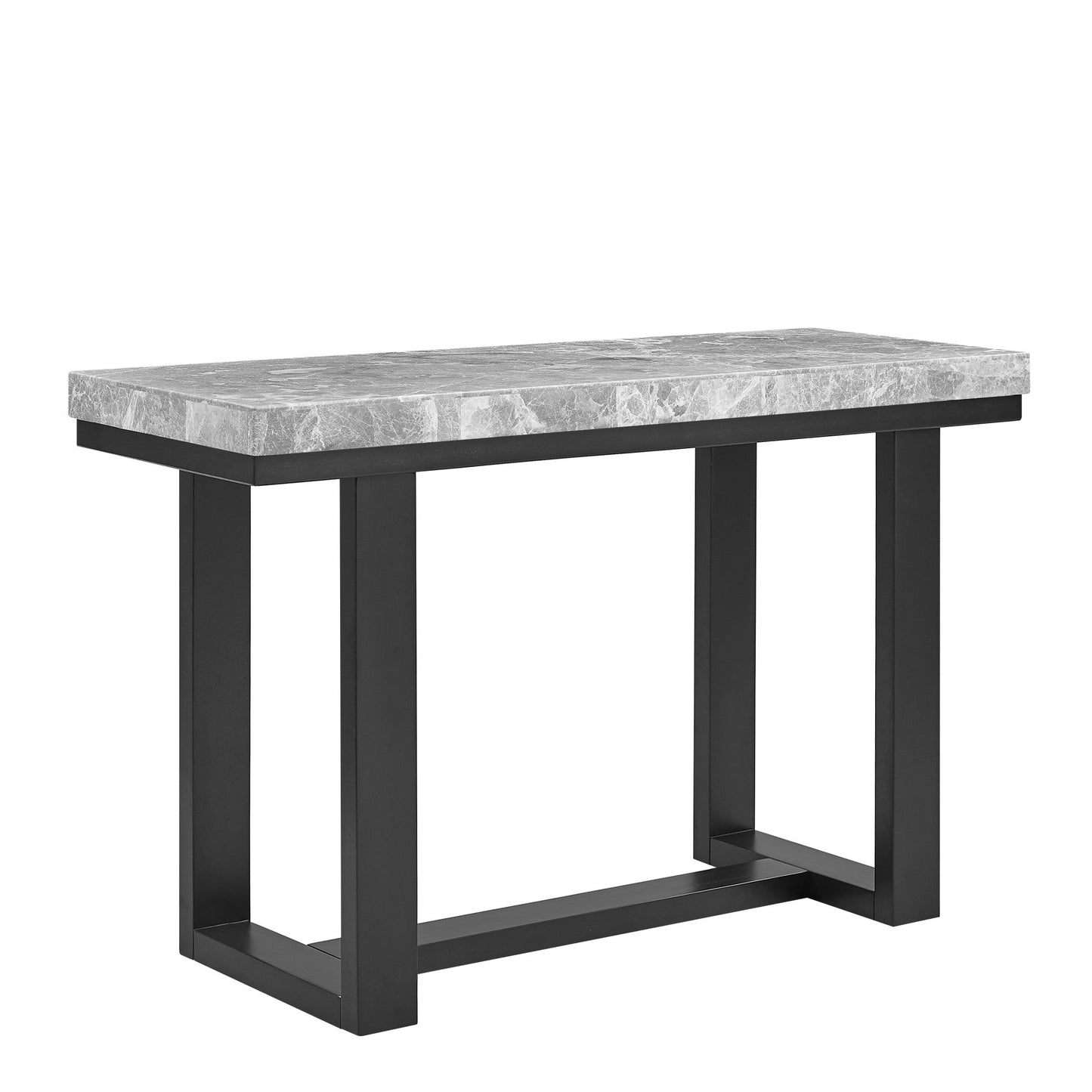 Lucca Gray Marble Top Sofa Table