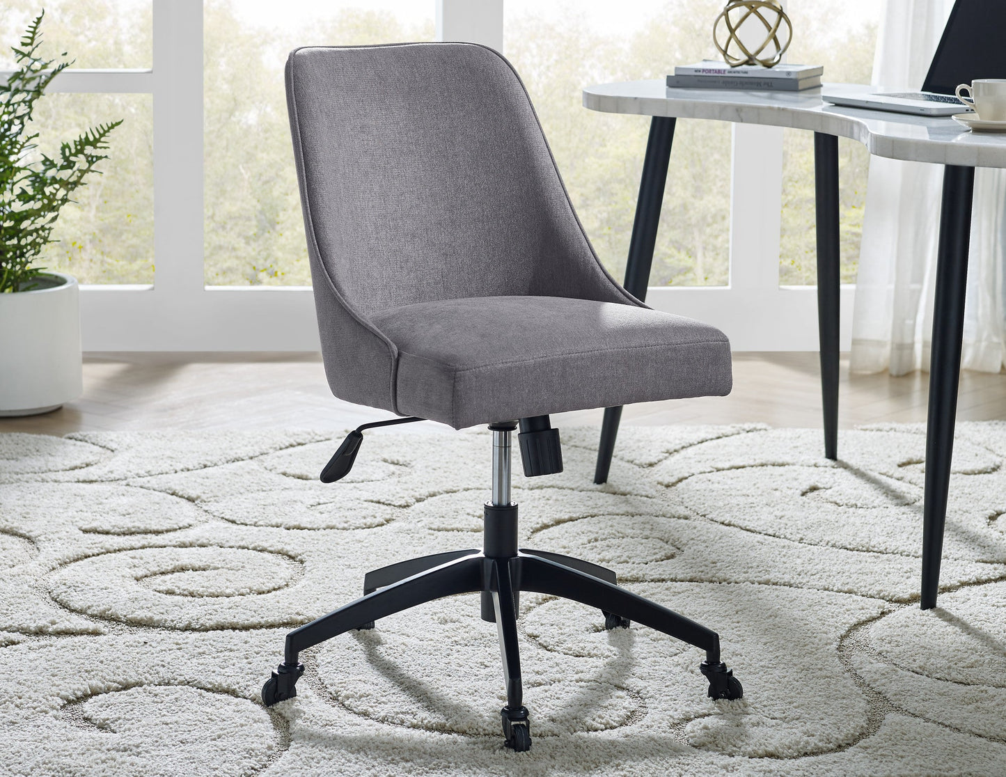 Kinsley Swivel Upholstered Desk