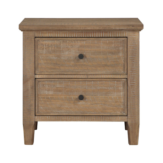 Riverdale Driftwood Driftwood 2 Drawer Nightstand