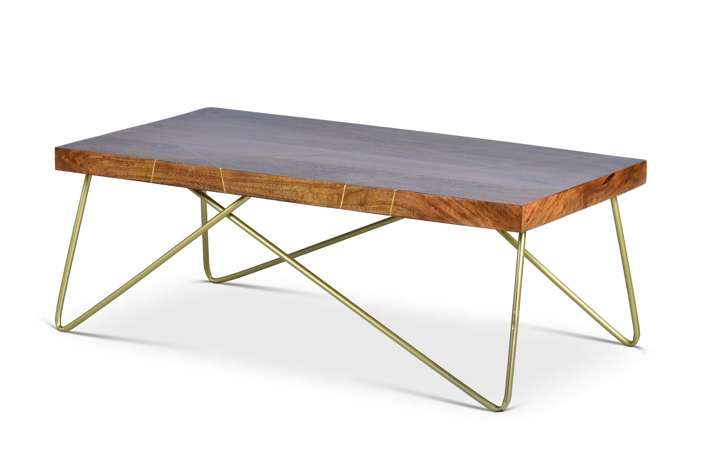 Walter Brass Inlay Cocktail Tbl