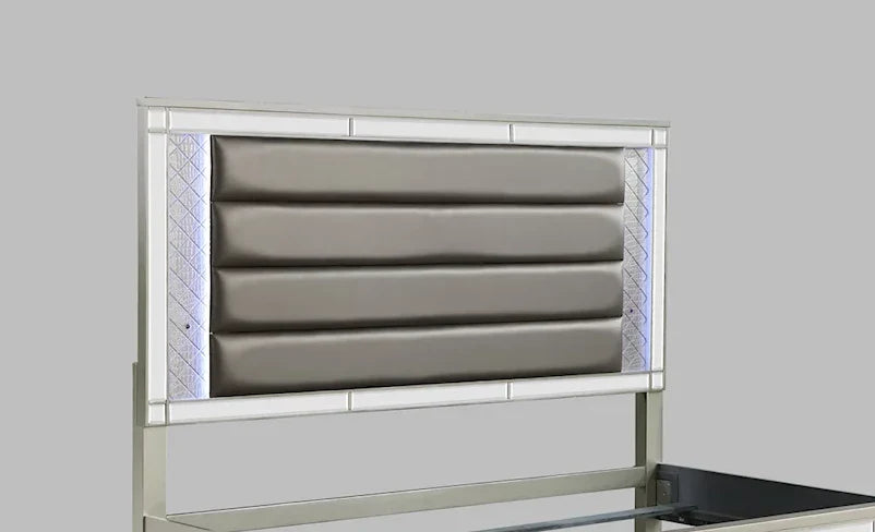 CRISTIAN CHAMPAGNE QUEEN HEADBOARD