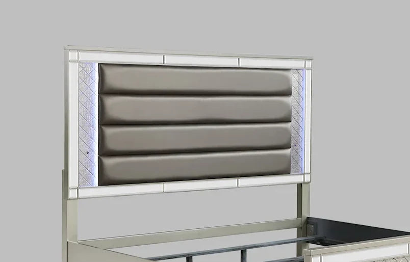 CRISTIAN CHAMPAGNE KING HEADBOARD