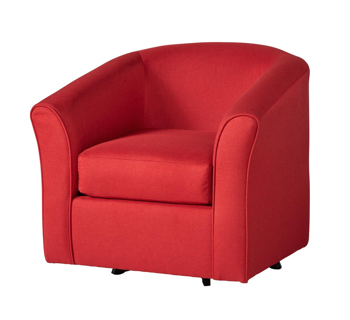 89 - Jitterbug Red Swivel Chair