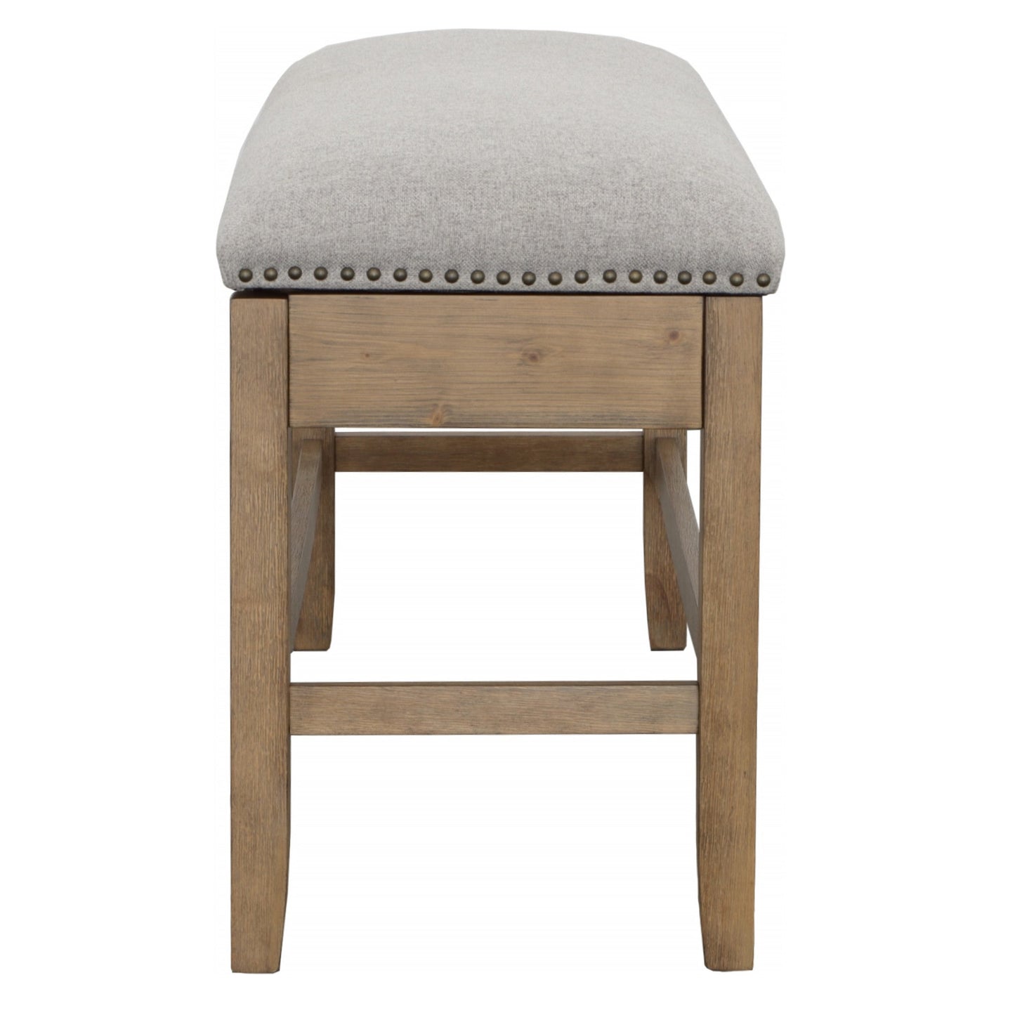 Grayson Counter Storage Bench w/Nailhead