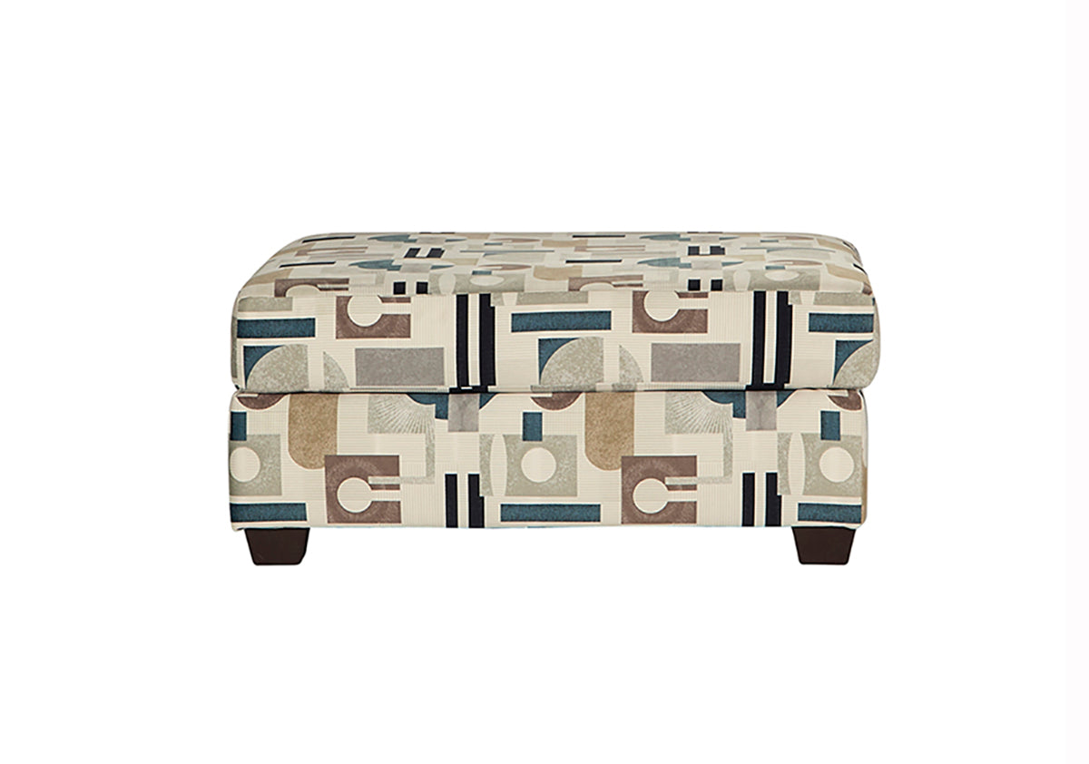 13500 - Chevloit Midnight Ottoman