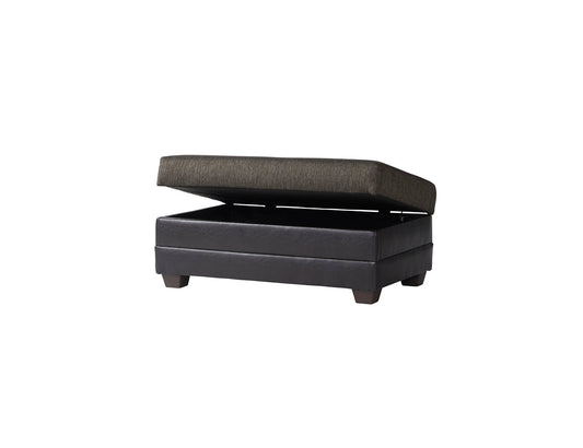 15325 - San Marino Chocolate Storage Ottoman