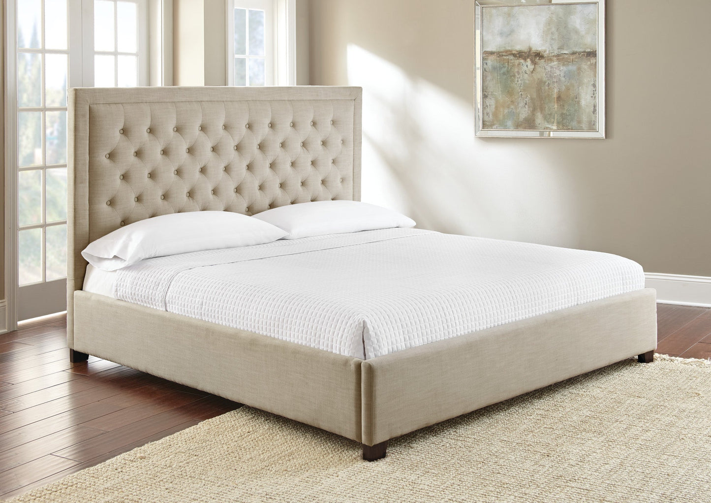 Isadora King Bed Sand