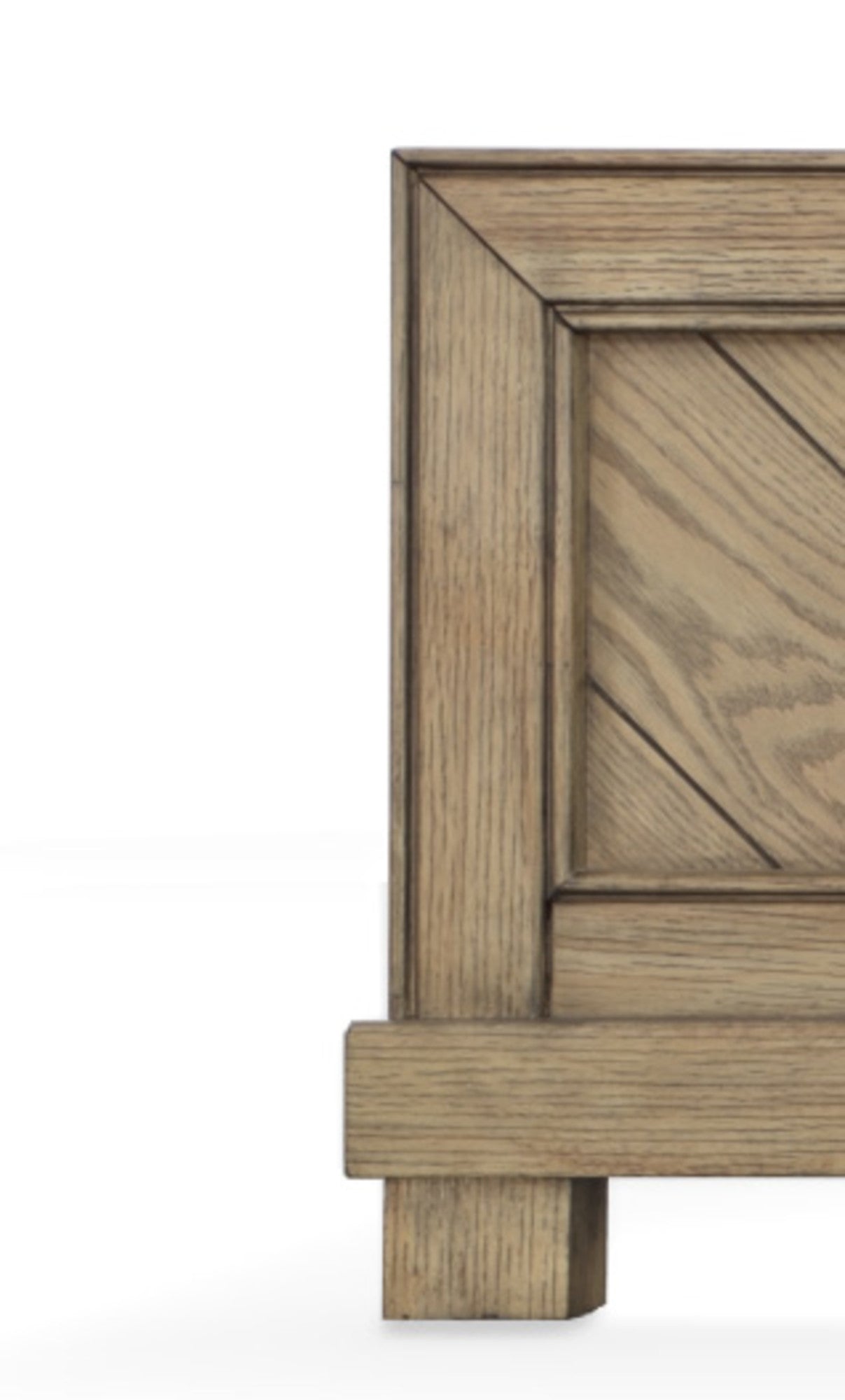 Montana Gray Queen Bed Footboard w/ Slats