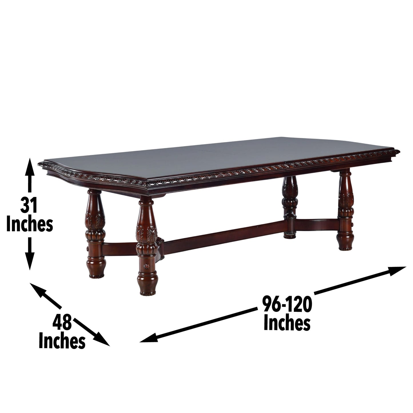 Antoinette Ped Table w/24" Leaf